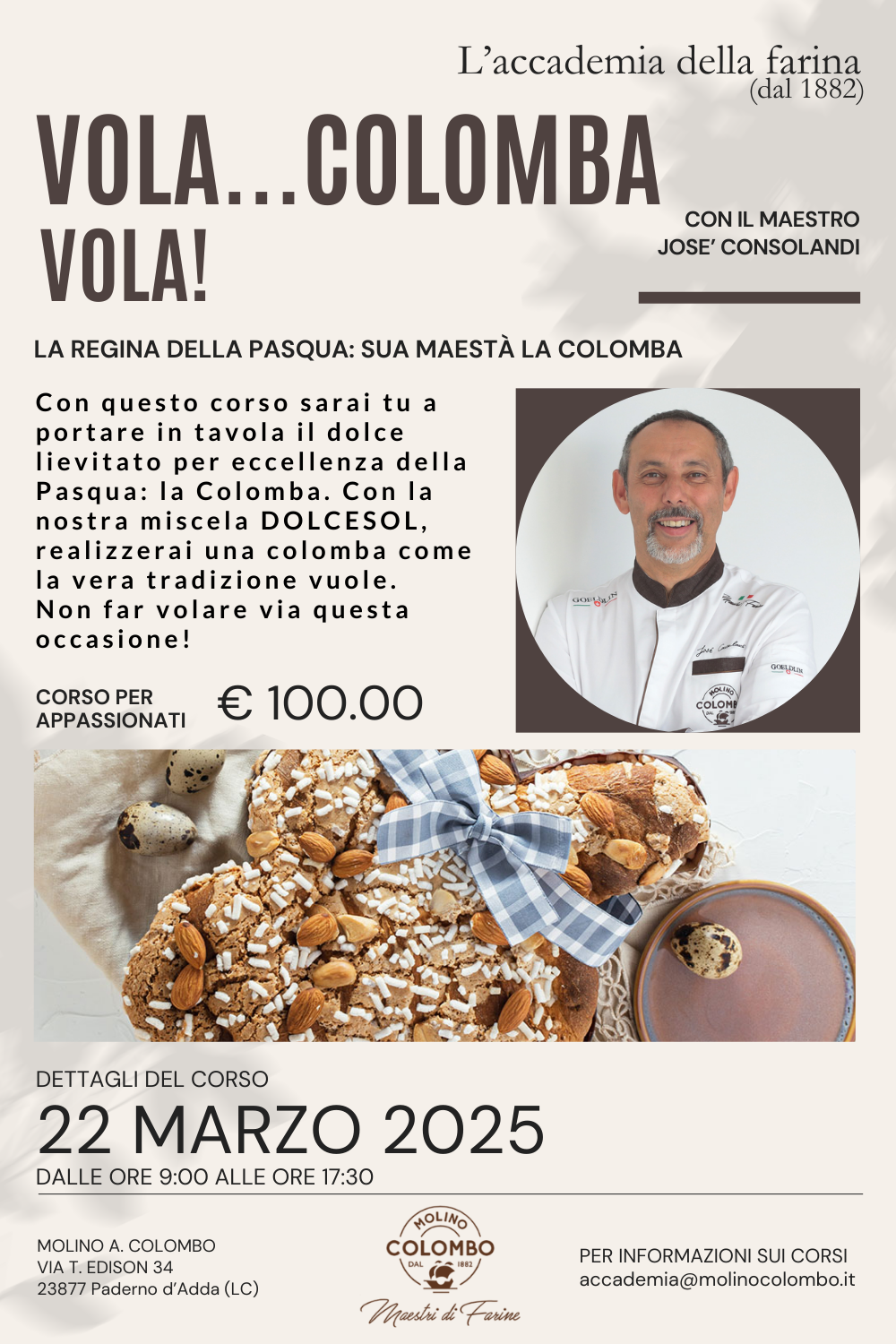 Vola….Colomba vola!